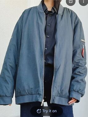 2022 Super Bowl Navy Bomber Jacket
